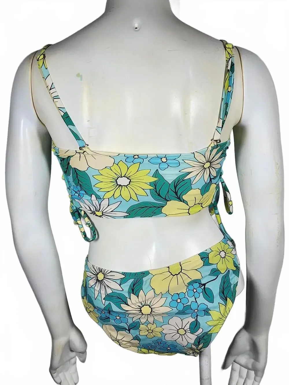 No Boundaries Floral Bikini Swimsuit Set Size S (3-5)